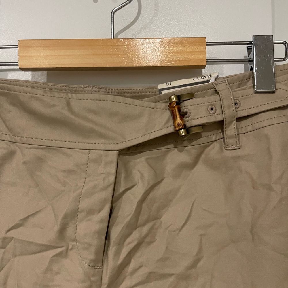 NWT Ann Taylor $88 bamboo buckle Margo stretch pant - Picture 2 of 8